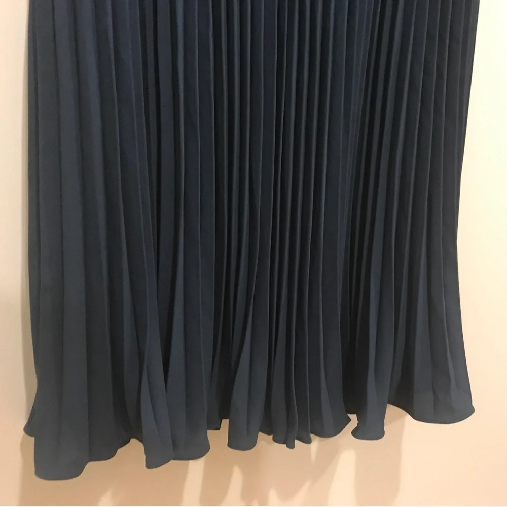 Grace Karin Pleated Chiffon A-line Swing Midi Skirt (2XL) - Picture 5 of 10